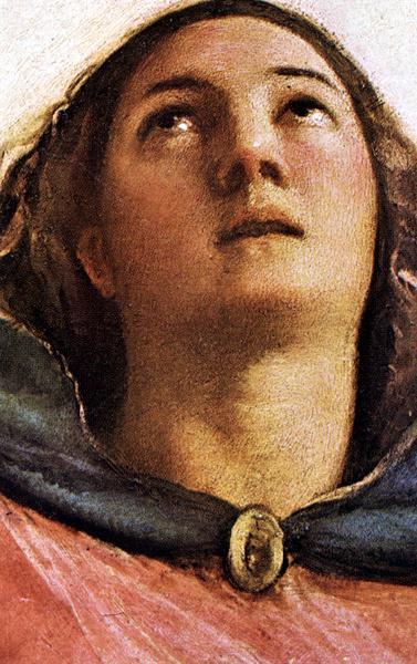 TIZIANO Vecellio Assumption of the Virgin (detail) t Sweden oil painting art